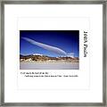 104th Psalm-cloud Over Eagle Nest Framed Print
