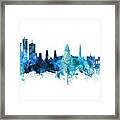 Brussels Belgium Skyline #12 Framed Print