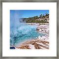 Grand Prismatic Spring In Yellowstone National Park #12 Framed Print