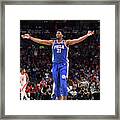 Joel Embiid #14 Framed Print