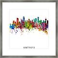 Vancouver Canada Skyline #14 Framed Print