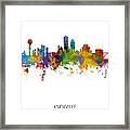 Knoxville Tennessee Skyline #15 Framed Print