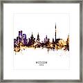 Moscow Russia Skyline #15 Framed Print