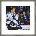 San Jose Sharks V Vancouver Canucks #15 Framed Print