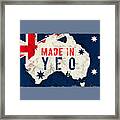 Made In Yeo, Australia #18 Framed Print