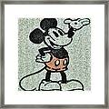 1923 Mickey Mouse Static Framed Print