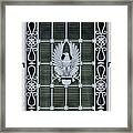 1932 Exterior Detail With Us Symbol At Clarkson Fisher Federal Building Trenton Nj Framed Print
