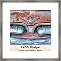 1955 Dodge Framed Print