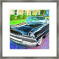 1956 Lincoln Premiere Convertible 126 Framed Print