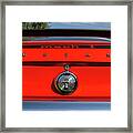 1969 Ford Mustang Mach 1 Logo And Emblem 0102 Framed Print