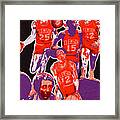 1978 Clemson Basketball Art Framed Print