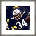 1984 Bo Jackson Football Art Framed Print