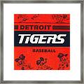 1986 Detroit Tigers Art Framed Print