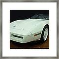 1988 Chevrolet Corvette 35th Anniversary Edition Framed Print