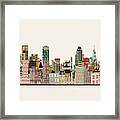 Baltimore Skyline #2 Framed Print