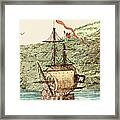 Blackbeard's Pirate Ship, Queen Anne's Revenge #2 Framed Print