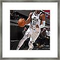 Dallas Mavericks V Utah Jazz Framed Print