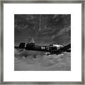 Formation Flight In Black And White Framed Print