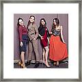 Four Cheerful Russian Girls #2 Framed Print