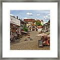 Gruyere Village In Fribourg Canton, Switzerland #2 Framed Print