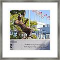 Jackie Robinson #2 Framed Print