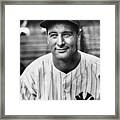 Lou Gehrig Framed Print
