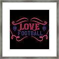 Love Football #2 Framed Print