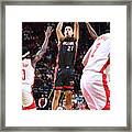Miami Heat V Houston Rockets #2 Framed Print