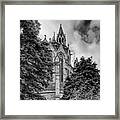 Monochrome Of The Church Of The Holy Name Of Jesus On Oxford Road, Manchester, England. #2 Framed Print