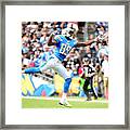 Oakland Raiders V San Diego Chargers #2 Framed Print