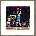 Orlando Magic V New York Knicks Framed Print