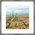 Panorama Of Paris #2 Framed Print