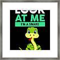 Reptile Lover Snake Gift For Snake Owner #2 Framed Print