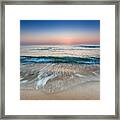Sea Shore With A Sandy Beach #2 Framed Print