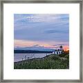 Sunset At Discovery Park #2 Framed Print
