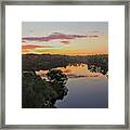 Tinkers Creek Park Sunset Framed Print