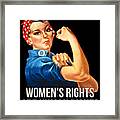 Womens Rights Are Human Rights #2 Framed Print