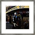 Super Bowl 50 - Carolina Panthers V Denver Broncos #20 Framed Print