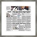 2003 Buccaneers Vs. Raiders Usa Today Cover Framed Print