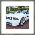 2008 White Ford Mustang Gt Cs California Special X120 #2008 Framed Print