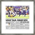 2014 Seahawks Vs. Broncos Usa Today Sports Section Front Framed Print