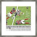 2017 Patriots Vs. Falcons Usa Today Sports Section Front Framed Print