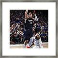 2021 Nba Playoffs - La Clippers V Dallas Mavericks Framed Print