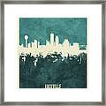 Knoxville Tennessee Skyline #21 Framed Print