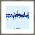 Blackpool England Skyline #23 Framed Print