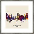 Scarborough England Skyline #24 Framed Print