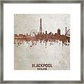 Blackpool England Skyline #26 Framed Print