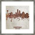 Knoxville Tennessee Skyline #26 Framed Print