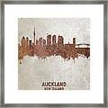 Auckland New Zealand Skyline #27 Framed Print