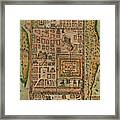 Antique Map Of Jerusalem #29 Framed Print